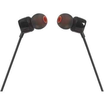 JBL TUNE 110 słuchawki przewodowe douszne stereo 3,5 mm muzyczne słuchawki sportowe, słuchawki z mikrofonem głęboki bas JBL T110