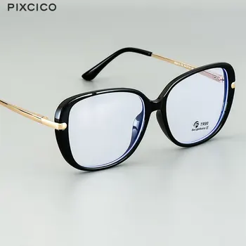 R45836 Pixcico Okulary Do Czytania Mężczyźni Kobiety Plastik Tytan Optyczna Moda +50 +100 +150 +200 +250 +300 +350