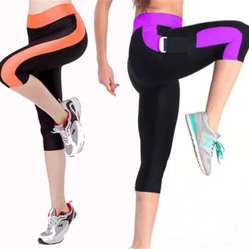 Seksowne damskie spodnie do jogi dla kobiet Capri legginsy z wysokim stanem damskie spodnie szybkoschnące spodnie letnie fitness legginsy odzież