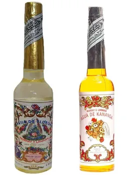 Zapakować dwie (2) флоридские butelki z wodą 1 oryginalną Peru Yellow 270 ml i inne Kananga 221 ml.