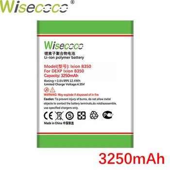 Wisecoco B 350 3250mAh bateria do telefonu komórkowego DEXP Ixion B350 wysokiej jakości nowy zamiennik+numer śledzenia