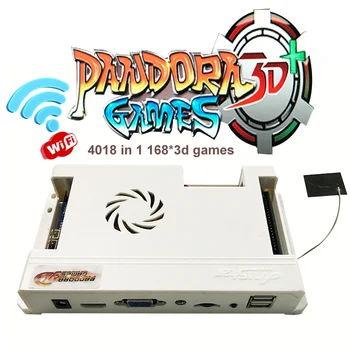Pandora Box 3D 4018 in 1 Arcade Console Parts 4 player Kit Multi Game Board wersja Wifi USB Gamepad Led Button 8 Way Joystick
