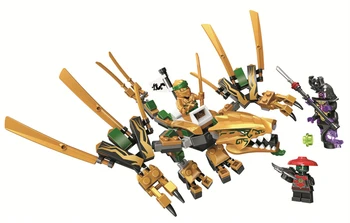 188шт ninja Żółty Smok katapulta Lloyd J. Cole Kai Smyk model bloki chłopcy zabawki cegły Ninjagoes