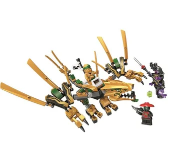 188шт ninja Żółty Smok katapulta Lloyd J. Cole Kai Smyk model bloki chłopcy zabawki cegły Ninjagoes