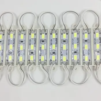 20PCS 5730 3 LED Module lighting for sign DC12V Wodoodporny smd superbright led modules Cool white / Warm white/Blue/Red color
