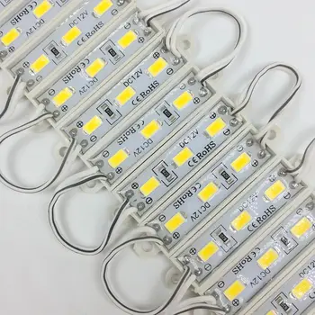 20PCS 5730 3 LED Module lighting for sign DC12V Wodoodporny smd superbright led modules Cool white / Warm white/Blue/Red color