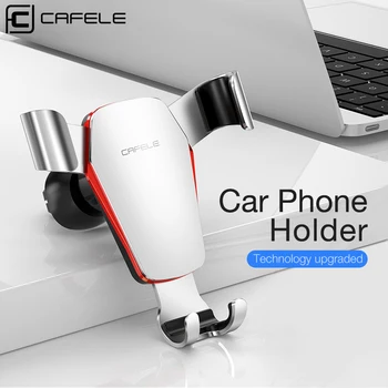 Cafele Uniwersalny uchwyt samochodowy do telefonu iPhone 11 Pro Xr Xiaomi Air Vent uchwyt do telefonu w samochodzie Gravity Mobile Phone Stand 360°