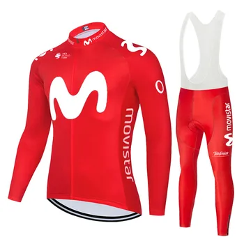 2020 team movistar jazda na rowerze Jersey zestaw lato wiosna szybkoschnąca rowerowa odzież Męska odzież rowerowa camisa ciclismo masculina