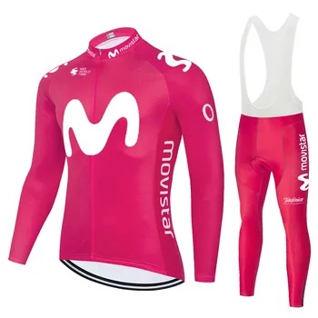 2020 team movistar jazda na rowerze Jersey zestaw lato wiosna szybkoschnąca rowerowa odzież Męska odzież rowerowa camisa ciclismo masculina