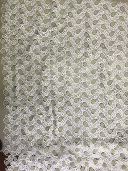 Białe złoto haft przewód koronki Afrykański гипюр koronki tkaniny wysokiej jakości mądry wybór wodorozcieńczalny BC203