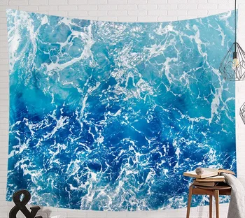 CAMMITEVER błękitne morze słoń Indyjski gobelin Aubusson kolorowy drukowany wystrój Mandala boho ścienny dywan Czech plaża podkładki podkładka