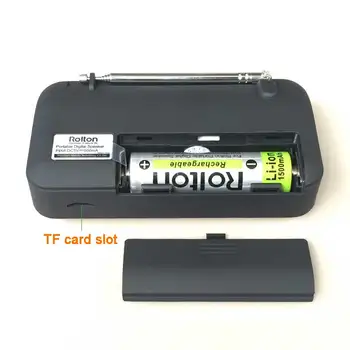 Rolton W405 przenośne radio FM, USB, wi-fi komputer głośnik odbiornik wyświetlacz led wsparcie TF karty do gry z latarką pieniądze sprawdzić