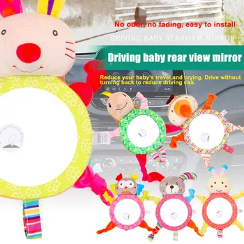 2019 Car Baby kamera wsteczna Mirror Adjustable Safety Car Seat Mirror Headrest Mount for Baby Kids CSL88