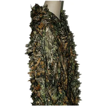 Myśliwska odzież nowy 3D maple leaf Bionic sniper birdwatch airsoft kamuflażu odzież kurtka i spodnie mężczyźni i kobiety
