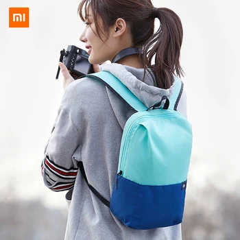Xiaomi kolorowe 7L mały plecak Mężczyźni Kobiety plecak wodoodporny super łatwy podróży student przenośny sportowy szkolny worek
