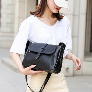 Luksusowa damska skórzana torba wysokiej jakości skóra kobiety torba projektant Crossbody dla kobiet torby mały Moda damska torba na ramię