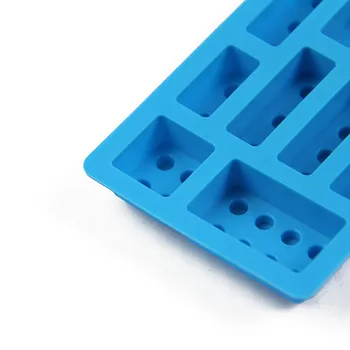 Moldes De Silicone Rendas Para Bolo 1szt Lego Toy Brick Shape Silikonowe candy kształt kostki lodu formy słodkie cukierki galaretki ciasto do formy