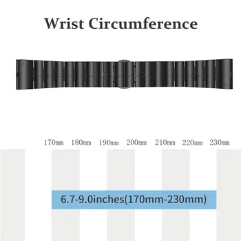 Darmowa wysyłka łatwiej dysk stop tytanu Quick Release luksusowe inteligentne zegarki Wirstband dla Garmin Fenix 5X 80605