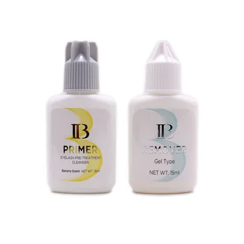 2 butelki IB Primer Clear Glue PRE -TREATMENT CLEANSER IBeauty REMOVER Gel Type NET WT.15ml Korea Original przedłużanie rzęs