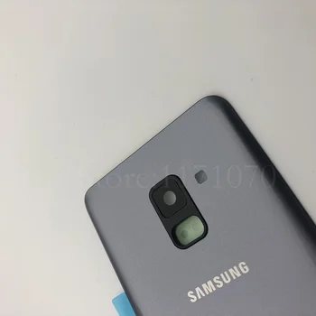 Samsung Galaxy A8 2018 A530 SM-A530F A8 plus A730F obudowa bateria szyba tylna pokrywa obiektywu kamery+ wodoodporne naklejki