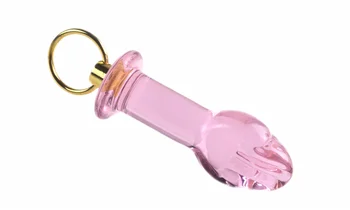 2 Rozmiary Kształt Pięści Różowe Szkło Analny Korek Analny Dildo G Spot Expander Pull Ring Masturbacja Stymulacja Flirt, Seks Zabawki Dla Dorosłych