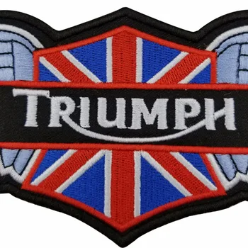 Trumph Patch Custom Motorcycle Biker haftowane naszywki żelazo na podszewce kurtki punk odzież Darmowa wysyłka akcesoria ikona