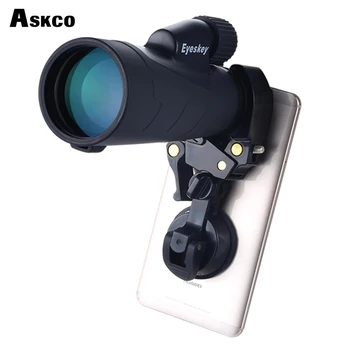 Askco nowy telefon komórkowy telefon komórkowy adapter do lornetki монокулярный teleskop wzrokowa rura Uniwersalny adapter kamery telefonu komórkowego