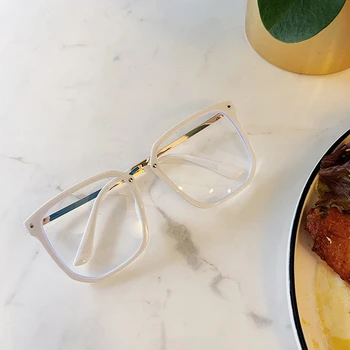 Oversize Nity Kwadratowa, Przezroczysta Oprawa Dla Punktów Dla Kobiet 2020 Moda Przezroczysta Oprawa Duże Okulary Damskie Eleganckie Markowe Odcienie Oculos