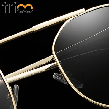 TRIOO retro nowy projekt okrągłe okulary unisex kolorowe soczewki punk styl odcienie trendy UV400 Gafas Lunette De sol Gold Metal