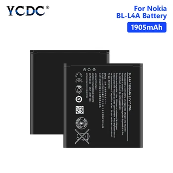 1905mAh BL-L4A Battery 830 RM-984 akumulatory litowe telefonu dla systemu Microsoft Nokia Lumia 535 RM-1090 RM-1089 Dual