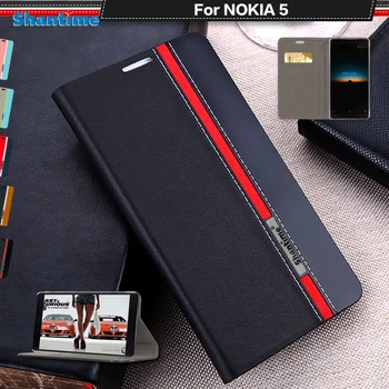 Pu Skórzane Etui Dla Telefonu Nokia W 5 Flip Etui Dla Nokia 5.1 Business Case Dla Nokia 5.1 Plus Miękka Silikonowa Pokrywa Tylna Tpu