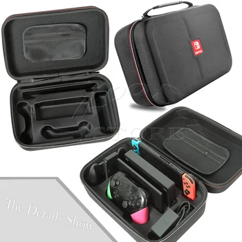 Nintend Switch NS Accessories Kit konsola przenoszenie torba do przechowywania Joycon pokrętło uchwytu koła pokrowiec silikonowy do gier NintendoSwitch
