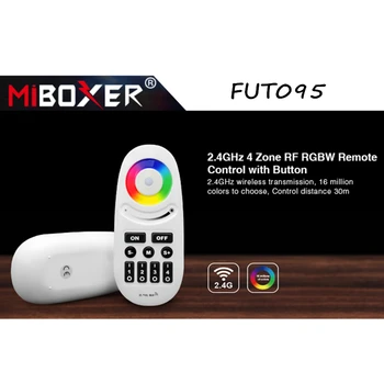 Miboxer FUT095 2.4 GHz 4 Zone RF RGBW Wireless Remote Touch Screen LED Remote Controller Ściemniacz LED Bulb or LED Strip Light Tape