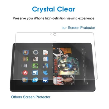 3Pack Tablet Ultra Clear LCD Screen Protector Film Cover dla Kindle Fire HDX 7.0 7inch Anti-Scratch Screen Guard Protection