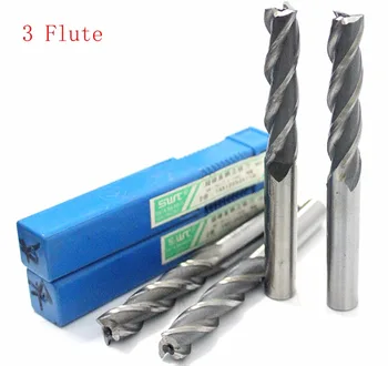 5szt Extra Long 2mm 3 Flute HSS & Aluminium End Miller Cutter CNC Bit Extended