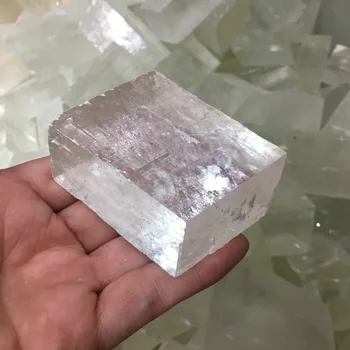 Kalcyt optyczny surowce islandzki dźwigar kamienie naturalne i minerały, kamienie lecznicze