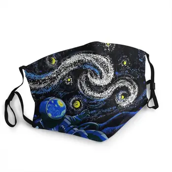 Vincent Van Gogh, Malarz-Постимпрессионист Maskowy Reutilizables Volwassen Print Masks Starry Night Gravity