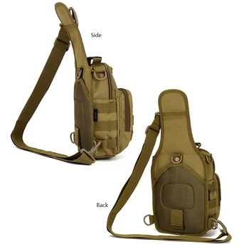 IDOGEAR Tactical Sling Bags Pack Small EDC Molle Assault Range Rucksack Army Military Shoulder Daypacks Outdoor Plecaki BG3505