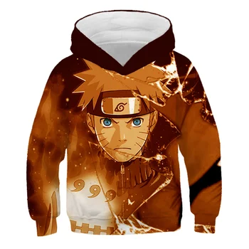Osobowość kreskówki Naruto 3D bluzy chłopcy/dziewczęta Harajuku wiosna jesień bluzy z kapturem Naruto bluza męskie swetry