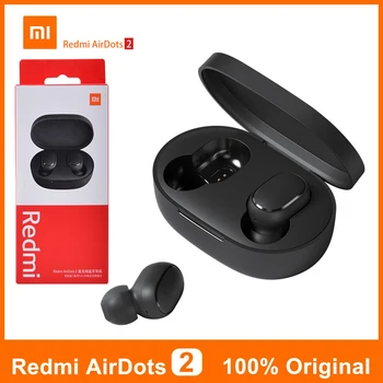 Oryginalny Xiaomi Airdots 2 bezprzewodowe słuchawki TWS Redmi Airdots Bluetooth 5.0 słuchawki zestaw słuchawkowy True With Mic, Wma Auto Link