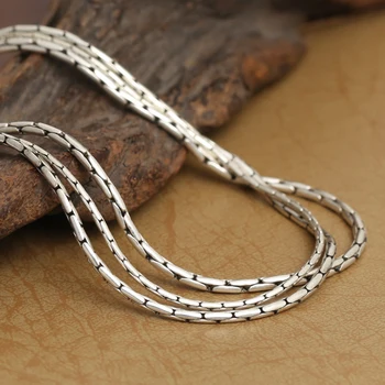 Handmade rocznika 925 srebro Naszyjnik dla wisiorki srebrne naszyjniki obecnie Srebrny naszyjnik