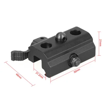 PPT tactical airsoft accessories 21,2 mm szybkozłączka chusta obrotowe mocowanie adapter do Weaver Picatinny Rails GZ33-0210