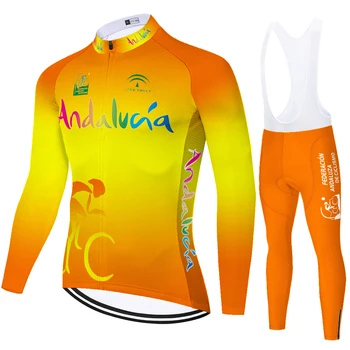 2020 ANDALUCIA malliot ciclismo hombre rower spodnie sportowe forma de ciclismo lato wiosna quick dry 20D rower Jersey