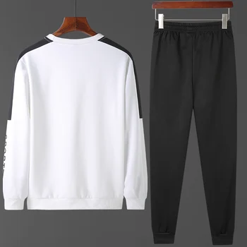 2020 dres męski sweter + spodnie nowy męski zestaw wiosna jesień męska odzież sportowa casual 2 szt. zestawów męski dres rozmiar S-4XL