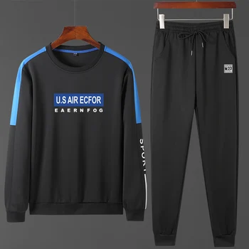 2020 dres męski sweter + spodnie nowy męski zestaw wiosna jesień męska odzież sportowa casual 2 szt. zestawów męski dres rozmiar S-4XL
