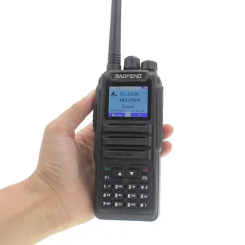 Nowy startup DMR Baofeng dual mode analog i Digital walkie talkie DM-1701 Tier 1+2 Dual Time Slot DM1701 Ham Dual band Radio