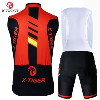 X-Tiger bez rękawów jazda na Rowerze kamizelka rowerowa MTB odzież Maillot Roupa Ropa De Ciclismo Hombre rower wyścigowy Jersey odzież