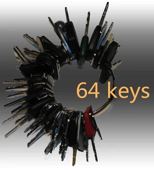 64 szt budowlany zestaw kluczy zapłonu dla Caterpillar, Hitachi, JCB John Deere Volvo, Komatsu, Ford Bomag Yanmar Bobcat Deawoo Doosan