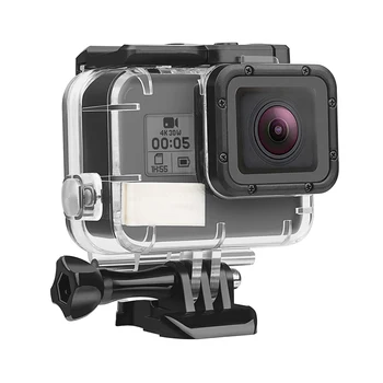 SHOOT 45M wodoodporny pokrowiec zestaw do GoPro Hero 7 6 5 czarna sportowa kamera surfing nurkowanie dodatek do Go Pro Hero 7 6 5 Action Cam