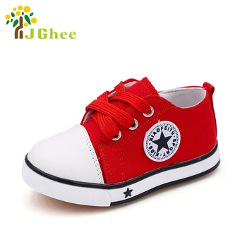 Buty dla dzieci sportowe jogging klasyczny płótnie codzienne buty dla chłopców, dziewcząt cukierki kolor sznurowanie malucha Baby Boy Girl Shoes